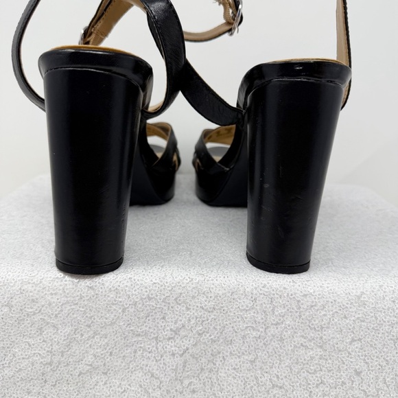 Naturalizer Mallory Ankle Strap Sandals/ Heels Black Size 9 Women’s. - Picture 7 of 16